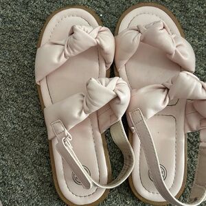 Elegant pink big girls Sandals